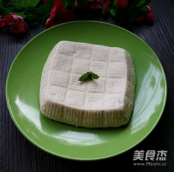 自制老豆腐成品图