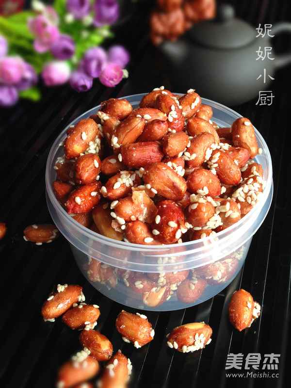 酥香蜂蜜花生成品图